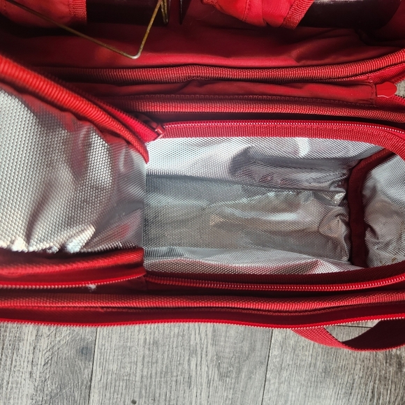 Eddie Bauer Insulated Wine 1 Bottle Carry Travel Case Pouch Picnic Tailgate - Picture 10 of 11